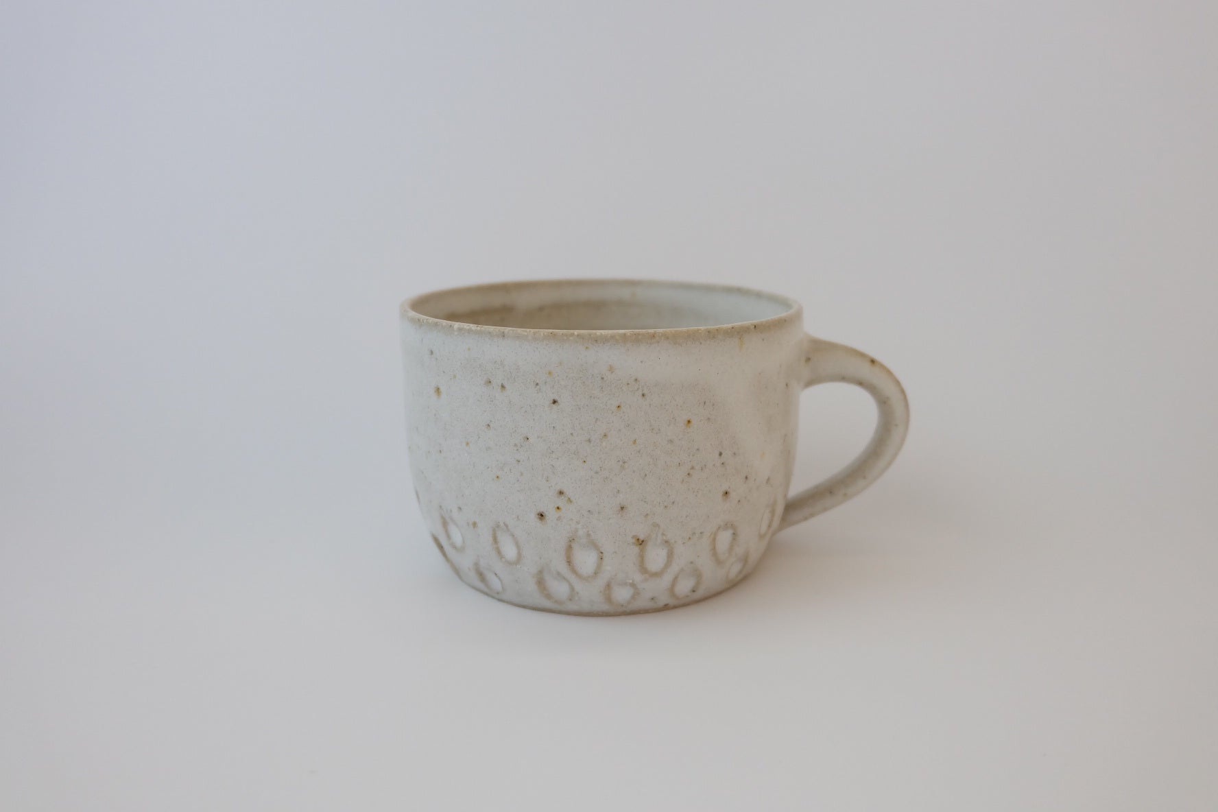 Faceted Oyster Mug