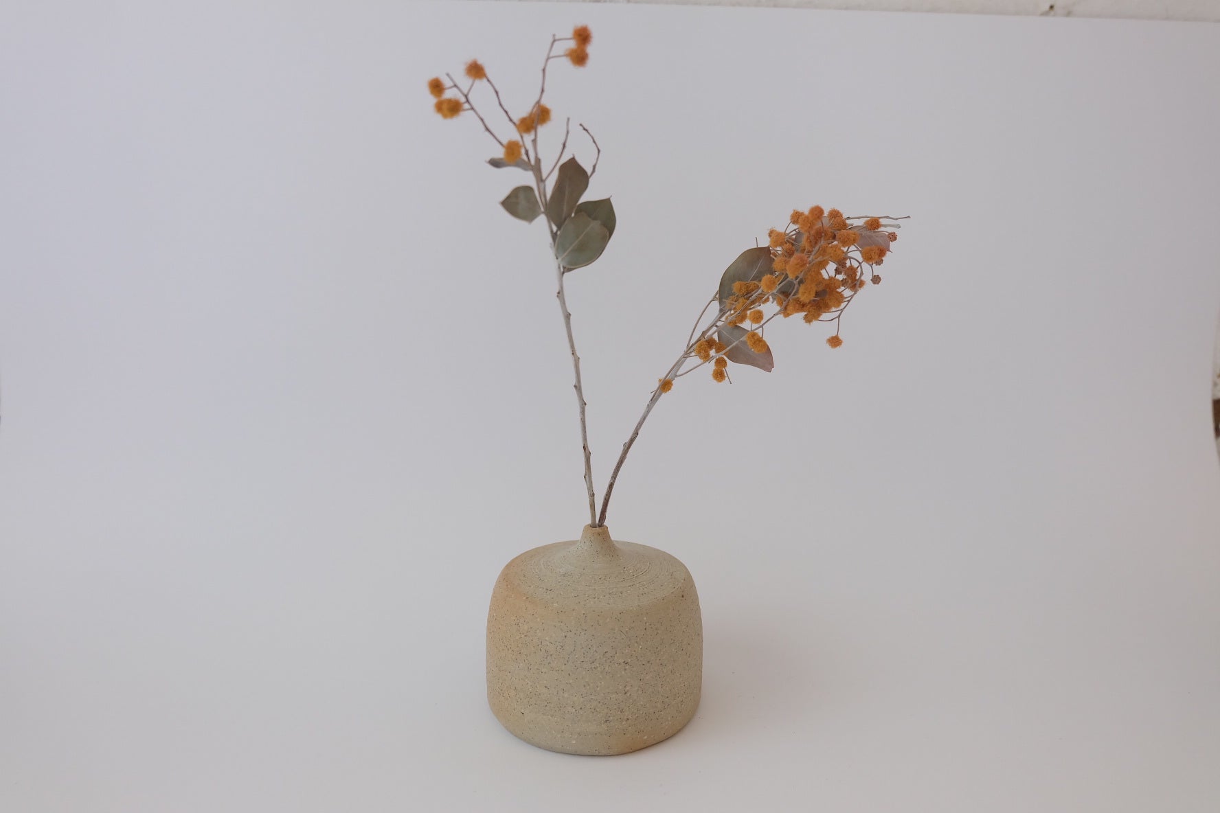 Raw Speckle Bud Vase