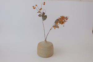 Raw Speckle Bud Vase