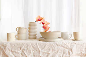 Raw Cup and Saucer